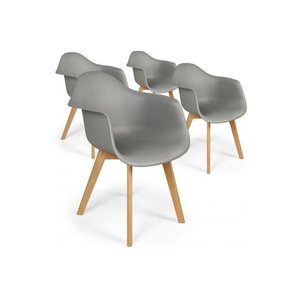 lot de 4 chaises scandinaves avec accoudoirs grises fjord lot de 4 chaises scandinaves avec accoudoirs - Chaise Accoudoir Scandinave lot de 4 chaises scandinaves avec accoudoirs grises fjord lot de 4 chaises scandinaves avec accoudoirs - Chaise Accoudoir Scandinave