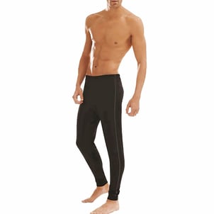 Collant Homme Coton Chaud - Lot De 2 Ou 4 - Sous-vêtement Thermique Hiver - Fabriqué En Italie - Noir Ou Blanc