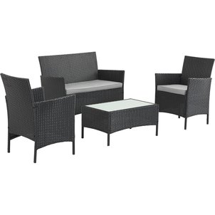 Salon de jardin resine noir | La Redoute Salon de jardin resine noir | La Redoute