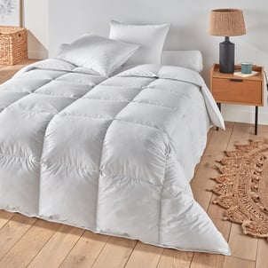 Couette tempérée 50% duvet d'oie anti-acarien LA REDOUTE INTERIEURS