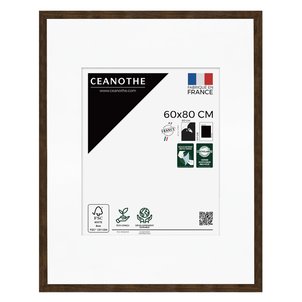 Cadre Photo Avec Passe-partout 60x80 Cm Résine Recyclée WILD CEANOTHE