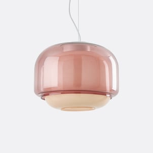 Suspension en verre coloré diamètre 30,5 cm, KINOKO LA REDOUTE INTERIEURS