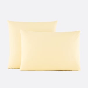 Taie d'oreiller unie en percale de coton, 80 fils, Scenario LA REDOUTE INTERIEURS