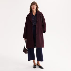 Manteau long, en laine mélangée ANNE WEYBURN