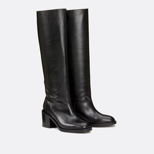 Botas à cavaleiro, em pele, Signature LUDIVINE LA REDOUTE COLLECTIONS