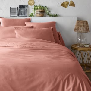 Housse de couette unie percale coton bio Scenario LA REDOUTE INTERIEURS