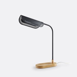 Opia Metal & Oak Adjustable Table Lamp LA REDOUTE INTERIEURS