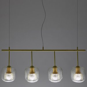 Candeeiro de teto em linha, com 4 globos, Mistinguett AM.PM image