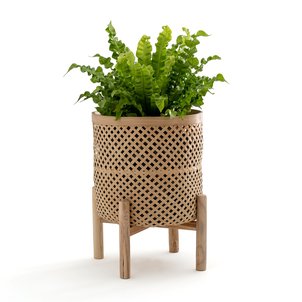 Vaso com suporte, em bambu, alt. 45 cm, Bambu LA REDOUTE INTERIEURS