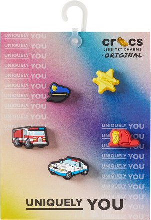 5er-Pack Jibbitz Polizei & Feuerwehr CROCS