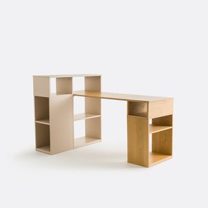 Bureau d'angle réversible avec rangements, Biface LA REDOUTE INTERIEURS