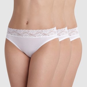 3er-Pack Midi-Slips Feminine, Baumwoll-Stretch DIM image