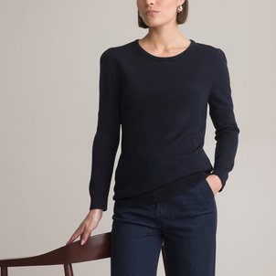 Pull col rond en fine maille ANNE WEYBURN