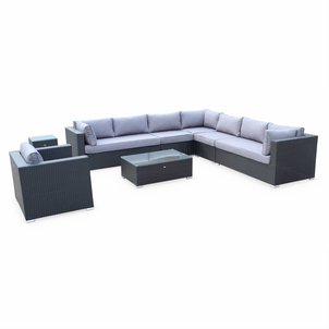 Salon de jardin resine tressee gris | La Redoute Salon de jardin resine tressee gris | La Redoute