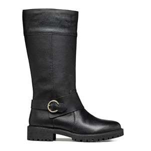 Botas biker, em pele, Hoara GEOX