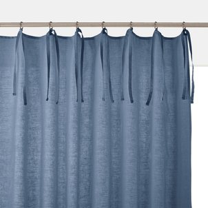 Rideau lin bleu canard | La Redoute Rideau lin bleu canard | La Redoute