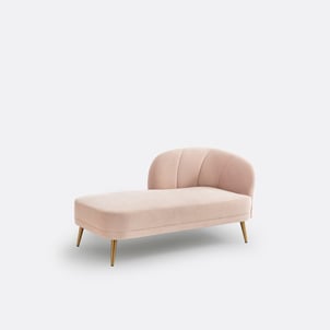 Méridienne velours, gauche, Leone LA REDOUTE INTERIEURS