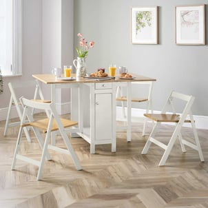 Belmont Dining Table and Chairs Set (Seats 4) SO'HOME