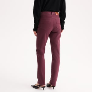 Pantalon droit 5 poches coton stretch ANNE WEYBURN
