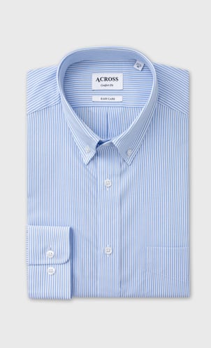 Chemise Confort fit easy care à rayures ACROSS