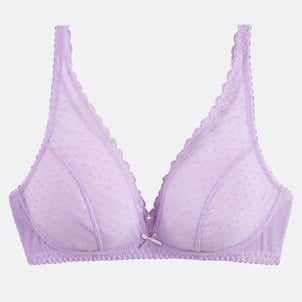Soutien-gorge foulard en tulle floqué, Alix LA REDOUTE COLLECTIONS