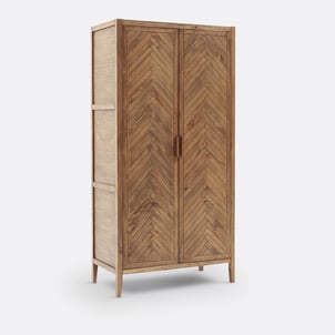 Armoire 2 portes en pin massif NOTTINGHAM LA REDOUTE INTERIEURS