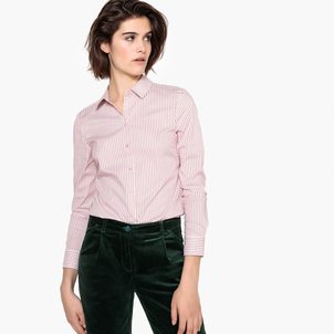 Chemise coupe cintrée, rayée La Redoute Collections