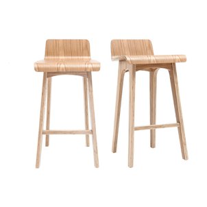 Tabourets de bar scandinaves H65 cm (lot de 2) BALTIK MILIBOO