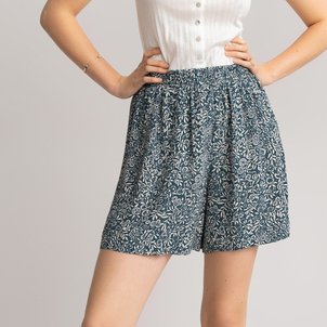 Shorts mit Blumenmuster LA REDOUTE COLLECTIONS image