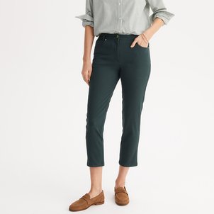 Pantalon droit 7/8ème, coton stretch ANNE WEYBURN