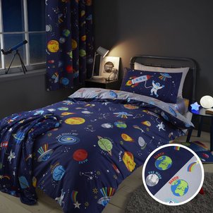 Lost in Space Duvet Cover and Pillowcase Set CATHERINE LANSFIELD