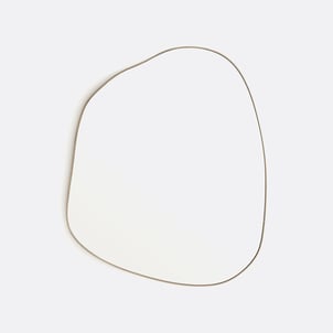 Miroir forme organique, longueur 63,5 cm, hauteur 53,3 cm, ORNICA LA REDOUTE INTERIEURS