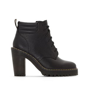 Bottines cuir à talon et lacets Bottines cuir à talon et lacets DR MARTENS