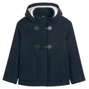 Duffle-coat court capuche fixe fermeture zippée, plein hiver LA REDOUTE COLLECTIONS