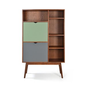 buffet haut design 2 portes teint noyer strm buffet haut design 2 portes teint noyer strm - Buffet Haut Gris buffet haut design 2 portes teint noyer strm buffet haut design 2 portes teint noyer strm - Buffet Haut Gris