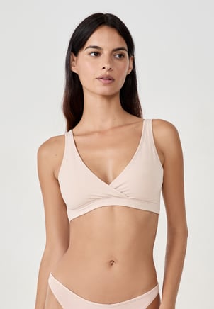 Brassière réversible en coton biologique extensible COTON 360 ETAM