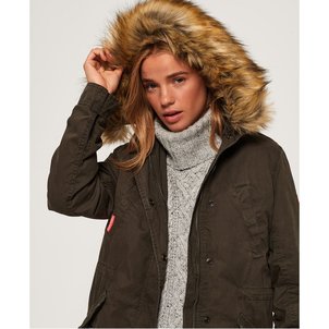 Superdry Imitation Amovible À Capuche Parka Fourrure aZqxf