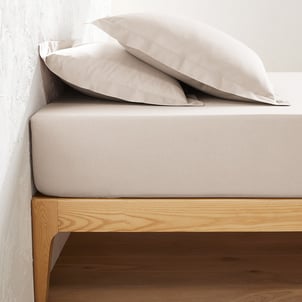 Effen hoeslaken in tergal, omslag 25 cm, Scenario LA REDOUTE INTERIEURS