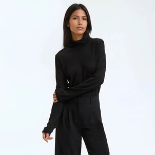 Maglione collo a dolcevita in maglia fine LA REDOUTE COLLECTIONS