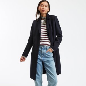 Manteau en drap de laine mélangée LA REDOUTE COLLECTIONS