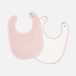 2er-Pack Lätzchen Kumla, Baumwoll-Gaze LA REDOUTE INTERIEURS image