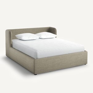 Lit-coffre lin avec sommier relevable ,Robwig AM.PM