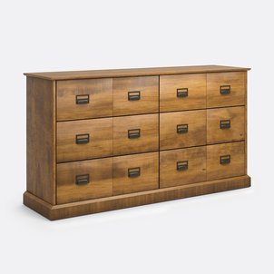 Commode, pin massif, 6 tiroirs, Lindley LA REDOUTE INTERIEURS
