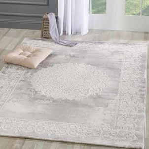 Tapis oriental tissé motif ancestral LYN7 BALROD UN AMOUR DE TAPIS