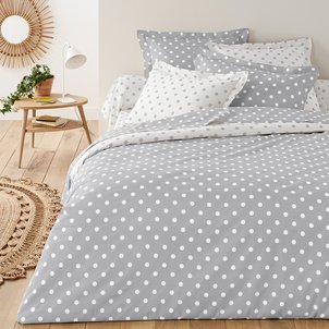 Housse de couette pur coton imprimé pois, Clarisse LA REDOUTE INTERIEURS