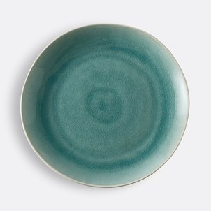 Lot 4 assiettes plates craquelées, GOGAIN LA REDOUTE INTERIEURS