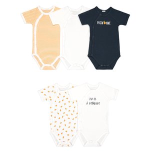 5er-Pack Bodys, Frühgeborene - 2 Jahre LA REDOUTE COLLECTIONS image