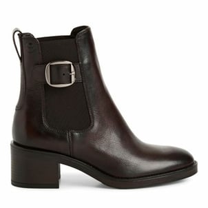 Bottines à talon en cuir TAMARIS