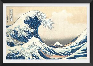 Poster The Great Wave off Kanagawa par Hokusai HEXOA