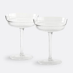 Lot de 2 coupes à champagne, Rigato LA REDOUTE INTERIEURS